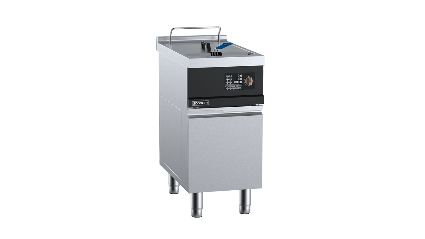 Scooker HLYZDN-C12 Induction Single Pan Two Basket Fryer