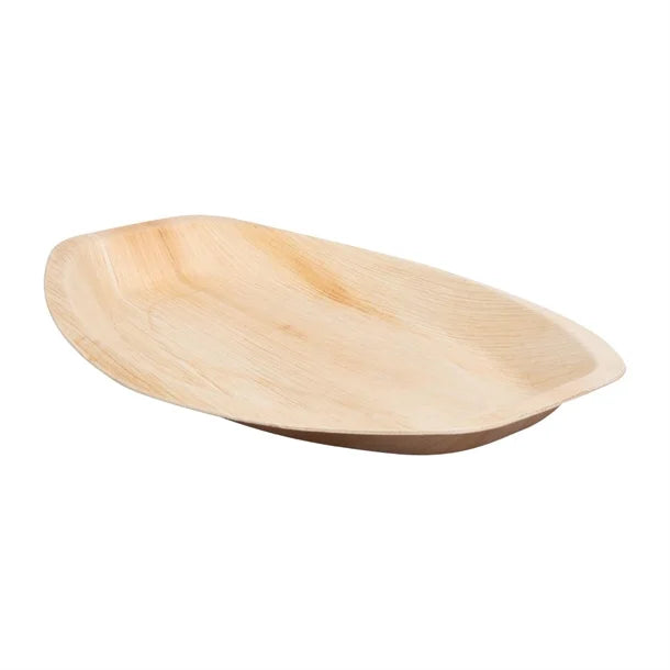 Fiesta Compostable Palm Leaf Plates - 360x240mm (Pack 100)