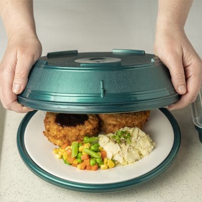 KH HEALTHCARE TRADITIONAL PLATE COVER INSULATED GREEN PP/PU (#1)  Box 12 - Hospitality Connect