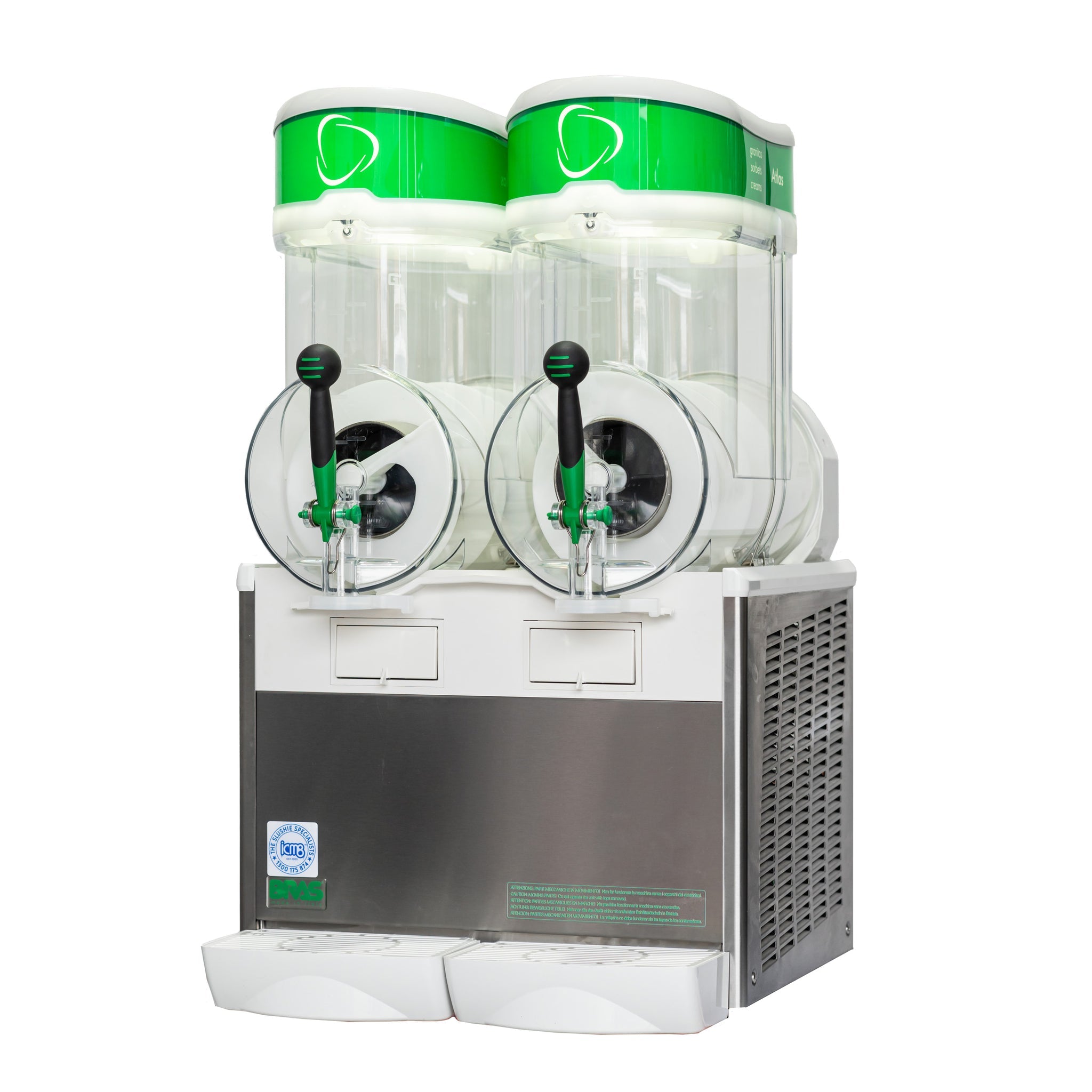 BRAS Atlas Slushie Machine 2 x 15L – Giant Commercial Frozen Beverage Machine
