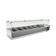 Exquisite ICT1800 Counter Top Food Preparation Refrigerators 1800mm Width - 8 x GN1/3 (Excluding Pans) - Hospitality Connect