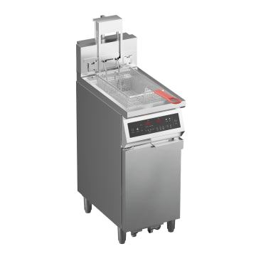 Brenner Volt Induction Fryer, 25L Single Tank, Auto Lifting, Touch Control, with Oil Filter - IDF1-25AL