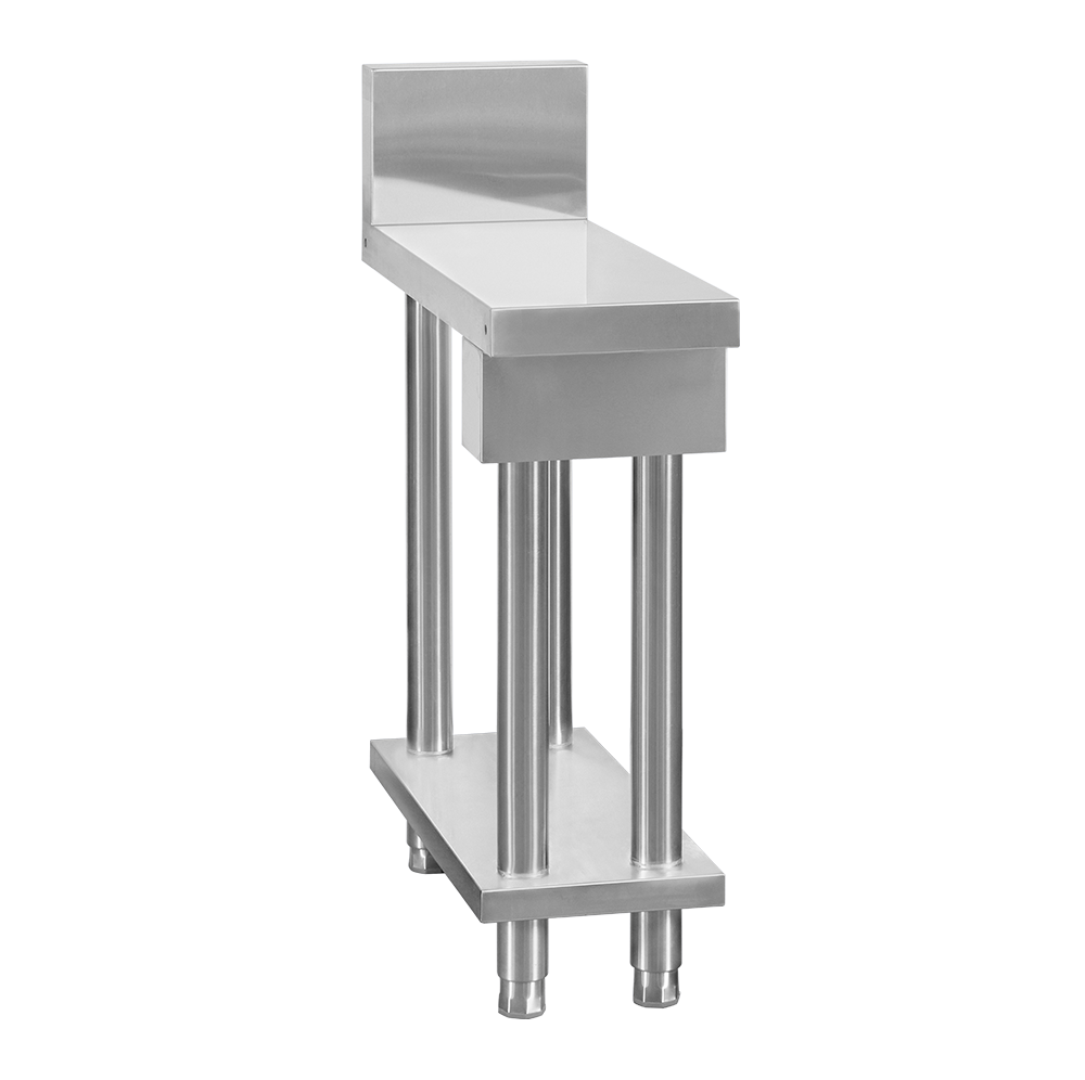 Trueheat 300mm wide flat packed infill bench with shelf - Hospitality Connect