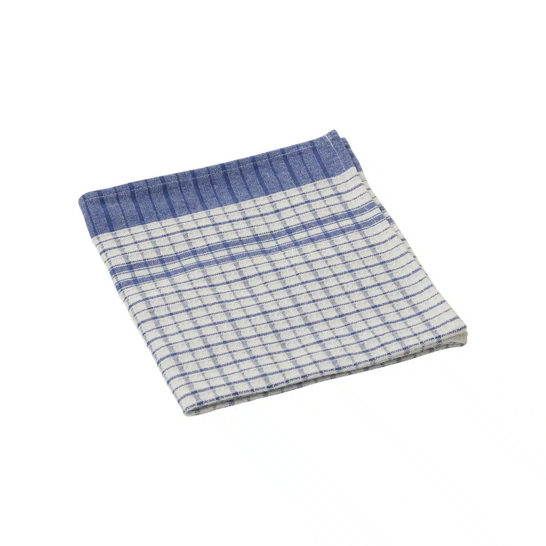 MEGA-CHEF ® CHEQ SUPA SOAK 460 X 760mm BLUE 100% COTTON