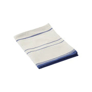 MEGA-CHEF ® GLASS CLOTH 500 X 730MM WHITE BLUE BLENDED COTTON