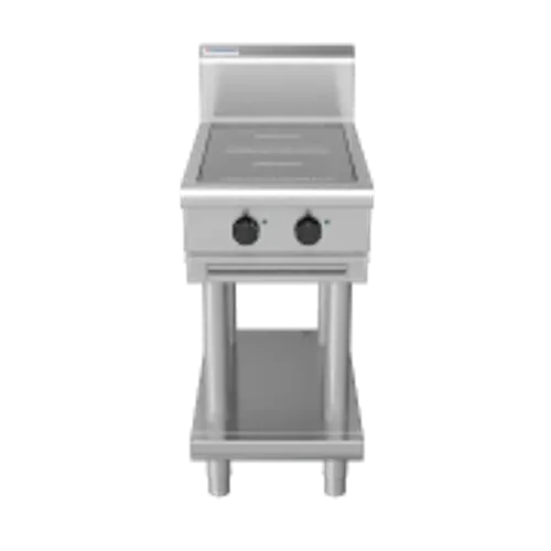 Waldorf 800 Series INL8100F-LS - 450mm Electric Induction Cooktop Low Back Version - Leg Stand - Hospitality Connect