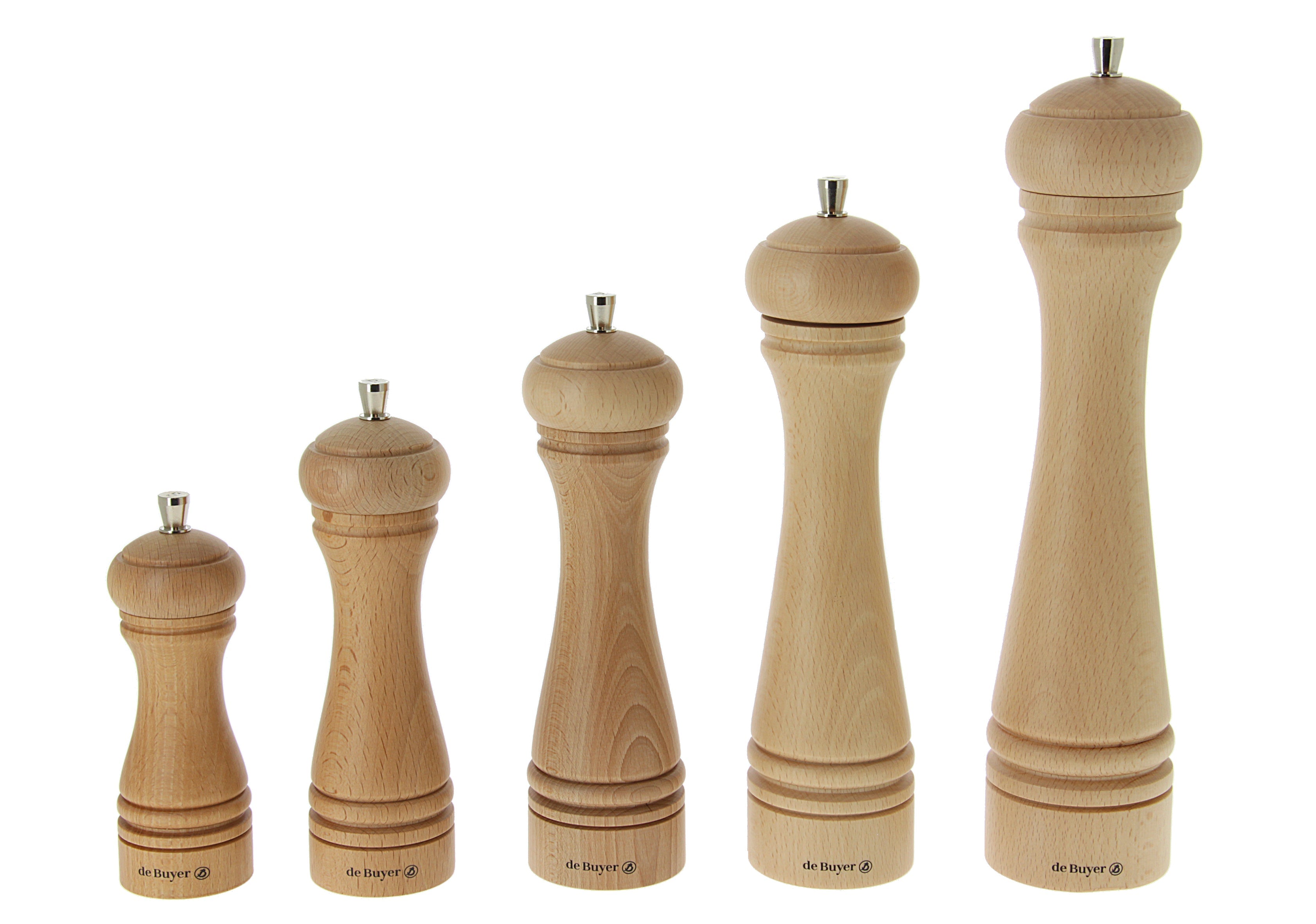 DEBUYER MARLUX JAVA PEPPER MILL 300mm NATURAL - Hospitality Connect