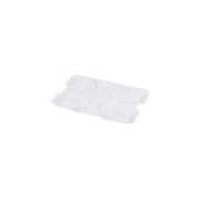 Clear JIWINS drain shelf made of polypropylene, 1/4 inch thick, 210x108x15mm, designed for kitchen or bathroom use.