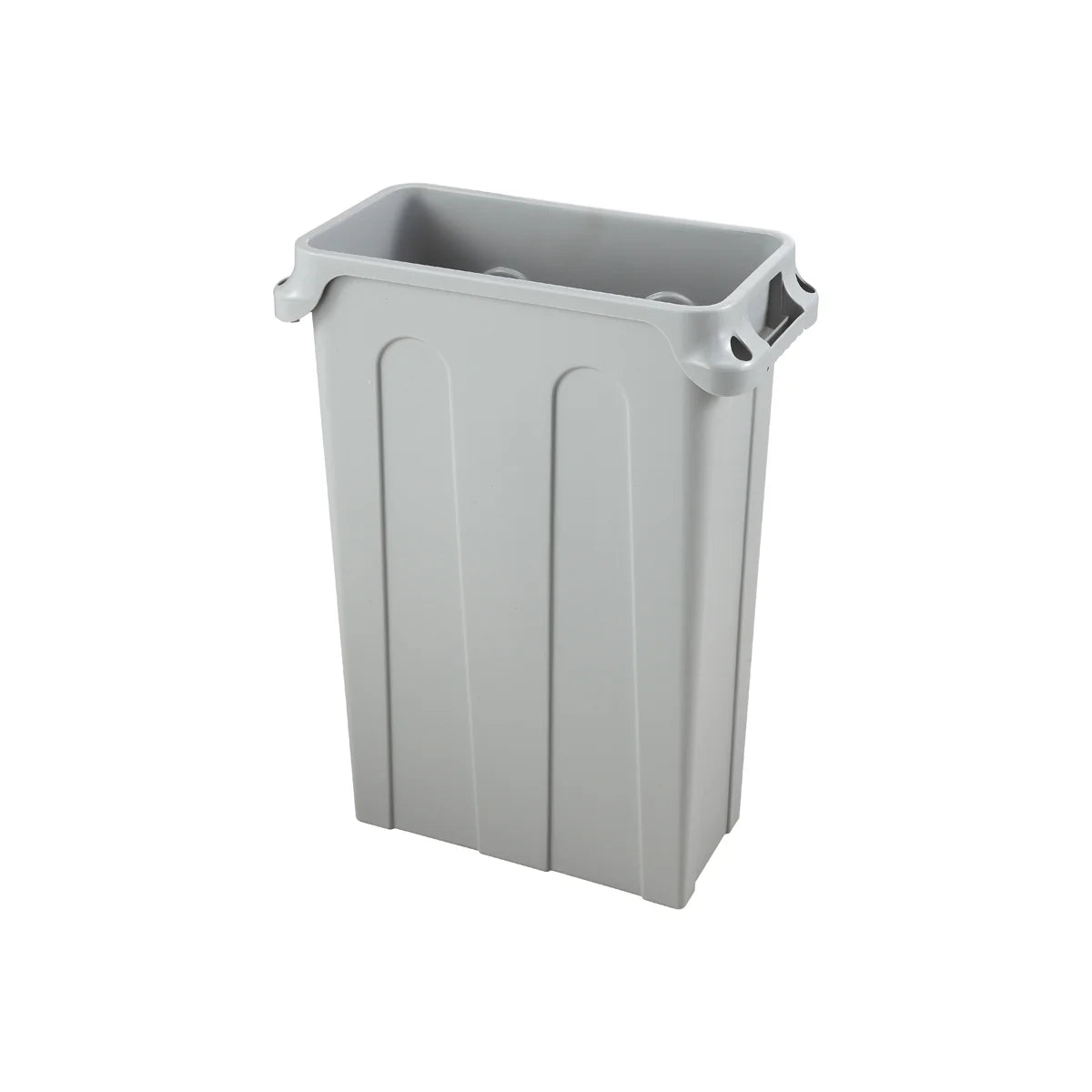 JIWINS VENTED CHANNEL CONTAINER GREY PE 566x279x760mm  76lt - Hospitality Connect