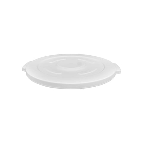 White round polypropylene ingredient container lid for JIWINS, 570x38mm, designed for hospitality food storage containers.