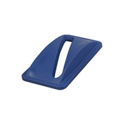 Blue paper lid for JW-CR76S polypropylene container, 516x290x93mm, designed by JIWINS for hospitality use.