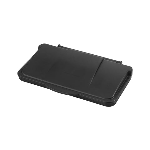 Black hinged lid for JW-CR76V polypropylene container, measuring 518x357x64mm, designed for hospitality storage solutions.
