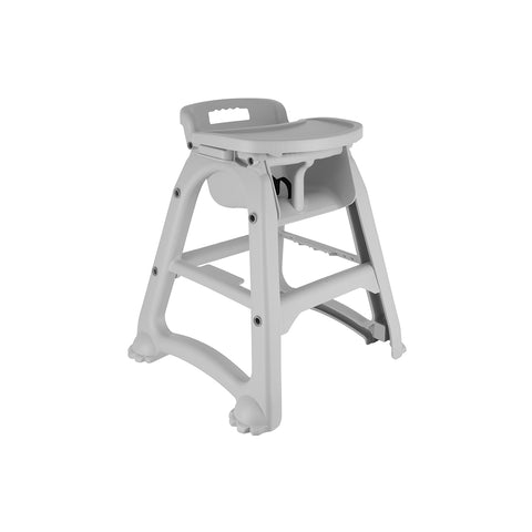 JIWINS HIGH CHAIR W/O CASTORS GREY PP 590x640x740mm