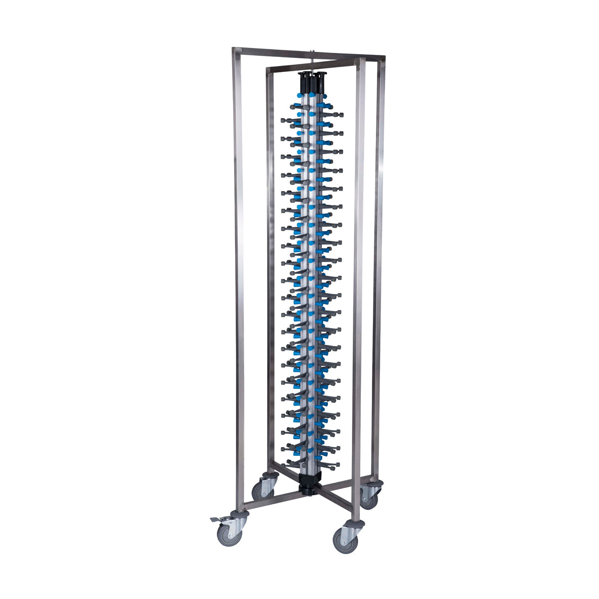 JIWINS MOBILE PLATE RACK FOR 84 PLATES S\S 650x590x1900mm - Hospitality Connect