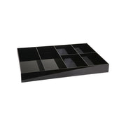 JIWINS TOP DIVIDER HOUSEKEEPING CART BLACK ACR 620x480x65mm - Hospitality Connect