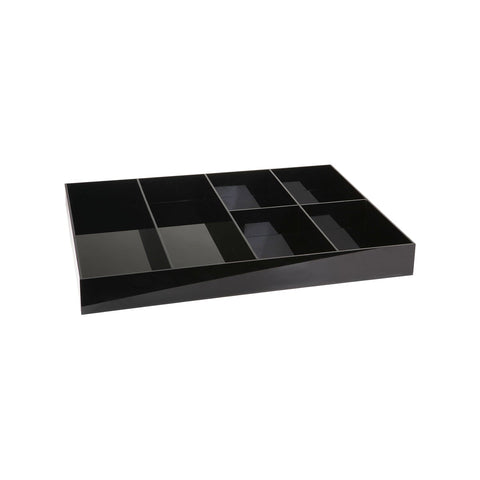 JIWINS TOP DIVIDER HOUSEKEEPING CART BLACK ACR 620x480x65mm - Hospitality Connect