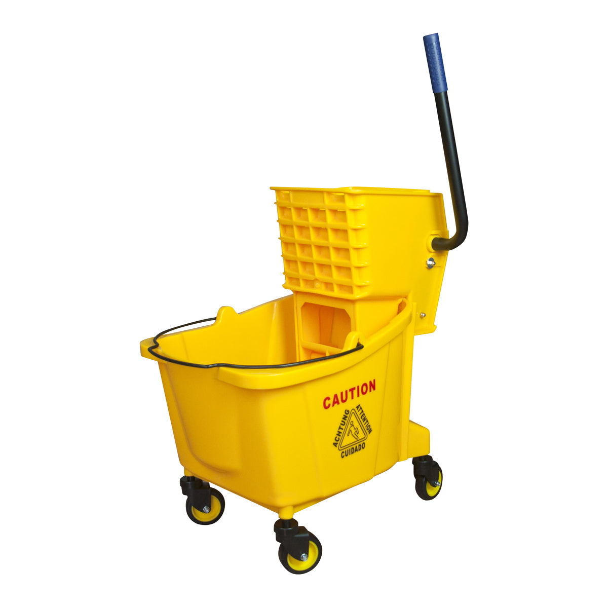 JIWINS SINGLE MOP WRINGER TROLLEY YELLOW PP 540x380x900mm