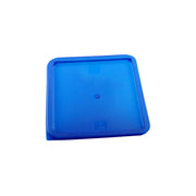 Blue PE lid for JIWINS square containers, fits 12/18-liter sizes, measuring 290x290x15mm, designed for square food storage containers.