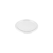 Clear round JIWINS storage container lid for 6/7.5L polycarbonate containers, with 232x12.1mm dimensions.
