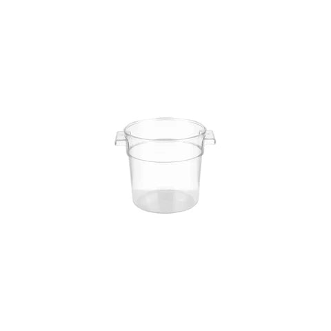 JIWINS ROUND FOOD STORAGE CONTAINER CLEAR PC 130.5x126mm 1lt - Hospitality Connect