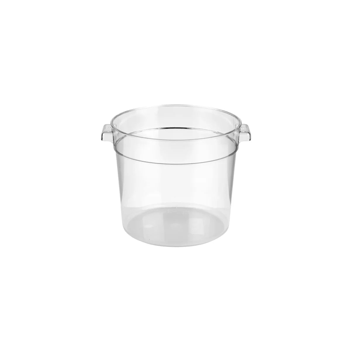 JIWINS ROUND FOOD STORAGE CONTAINER CLEAR PC 226x199mm 6lt - Hospitality Connect