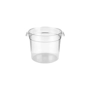 JIWINS ROUND FOOD STORAGE CONTAINER CLEAR PC 226x199mm 6lt - Hospitality Connect