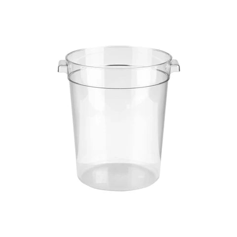 JIWINS ROUND FOOD STORAGE CONTAINER CLEAR PC 315x378mm 20lt - Hospitality Connect