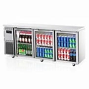 Turbo Air Under counter Chiller 3 Glass door KGR18-3-N(HC) - Hospitality Connect