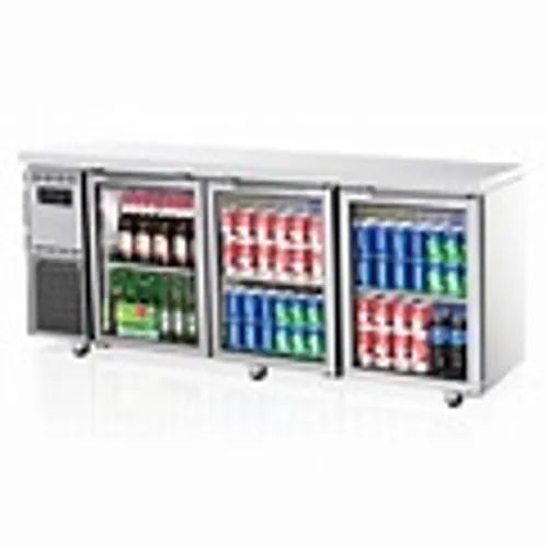 Turbo Air Under counter Chiller 3 Glass door KGR18-3-N(HC) - Hospitality Connect
