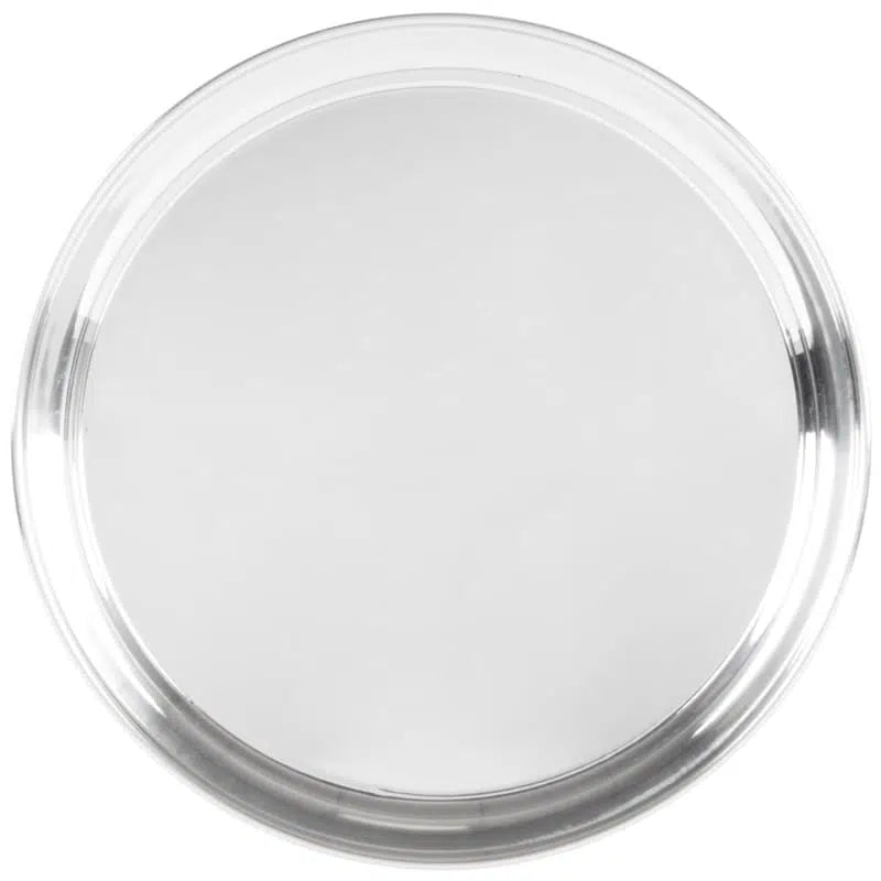 KH ROUND SERVICE TRAY 300mm (12"") S/STEEL
