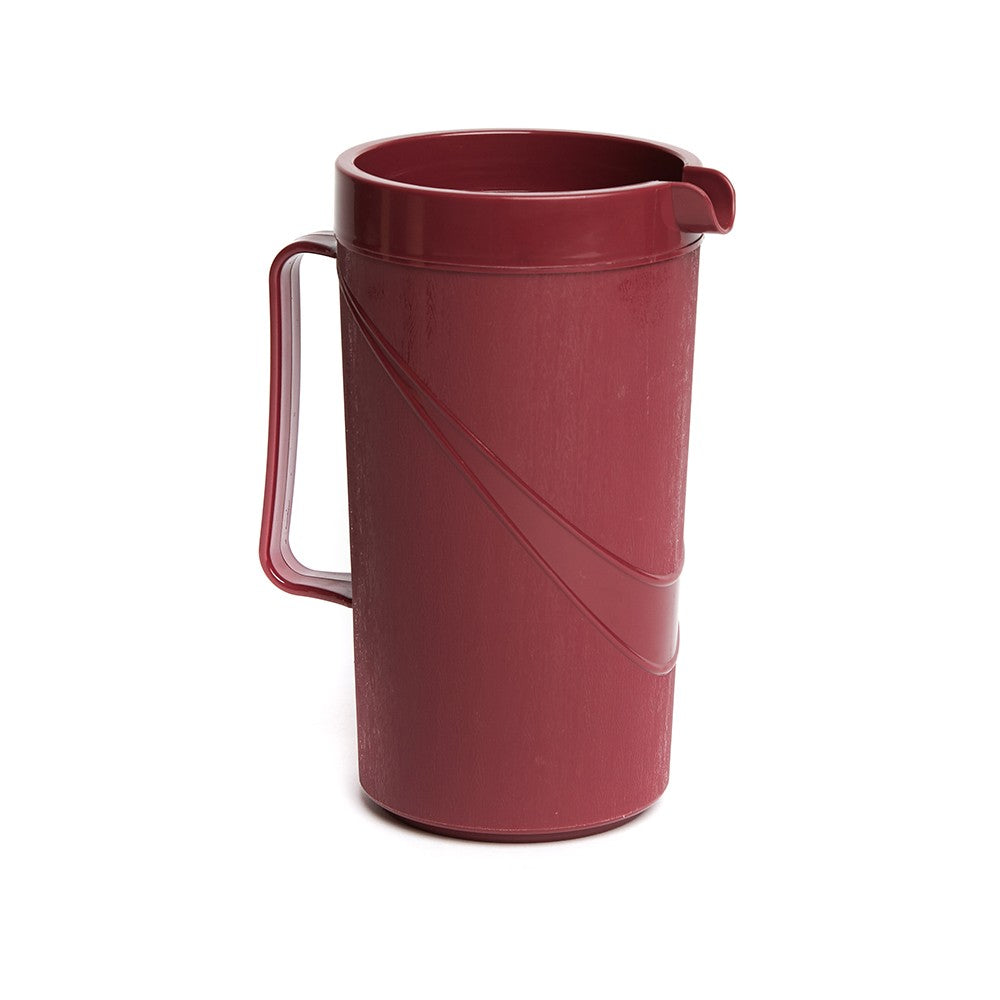 KH HEALTHCARE MODERNE INSULATED JUG 1000ml BURGUNDY PP/PU (#45) Box 12 - Hospitality Connect