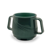 KH HEALTHCARE MODERNE BEV MUG INSULATED DOUBLE HDLE 250ml GREEN PP/PU (#33) Box of 24