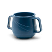 KH HEALTHCARE MODERNE BEV MUG INSULATED DOUBLE HDLE 250ml BLUE PP/PU (#33) Box of 24