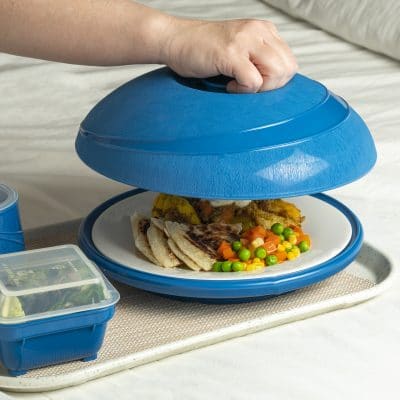 KH HEALTHCARE MODERNE PLATE COVER INSULATED BLUE PP/PU (#31)  Box 12 - Hospitality Connect