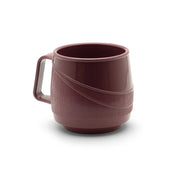 KH HEALTHCARE MODERNE BEV MUG INSULATED SINGLE HDLE 250ml BURGUNDY PP/PU (#32) Box 24 - Hospitality Connect