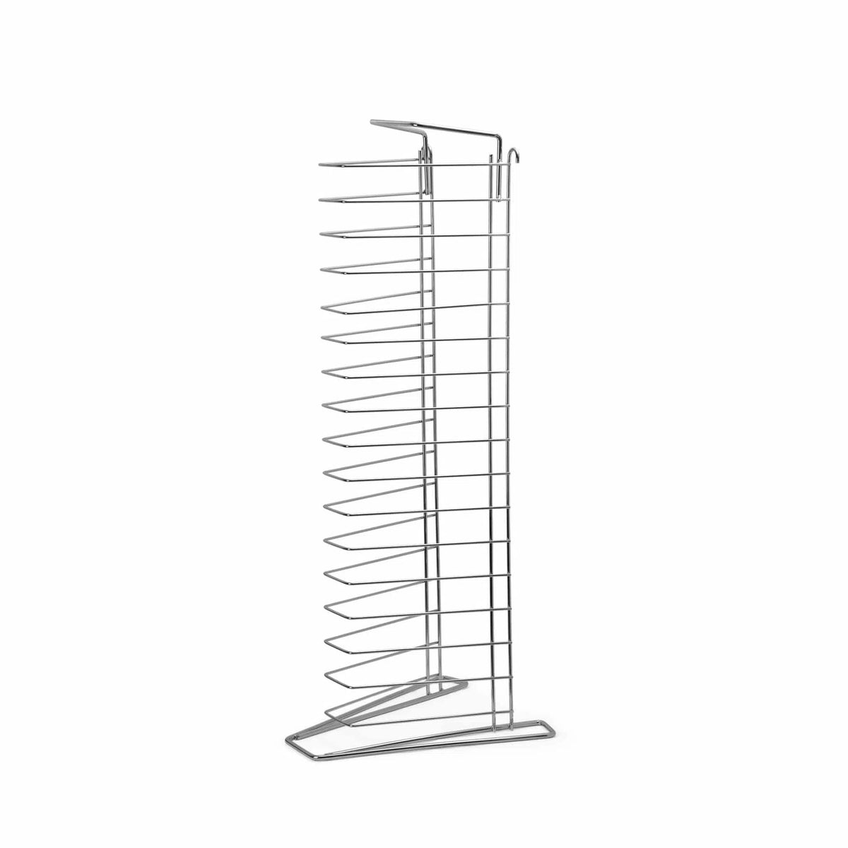 KH AMORE SUPER HEAVY DUTY PIZZA RACK 18 SLOT CHROME STEEL