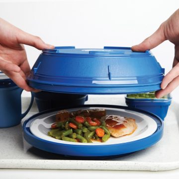 KH HEALTHCARE TRADITIONAL PLATE COVER INSULATED BLUE PP/PU (#1)  Box 12 - Hospitality Connect