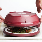 KH HEALTHCARE TRADITIONAL PLATE COVER INSULATED BURGUNDY PP/PU (#1)  Box 12 - Hospitality Connect