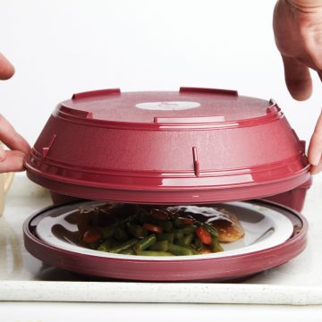 KH HEALTHCARE TRADITIONAL PLATE COVER INSULATED BURGUNDY PP/PU (#1)  Box 12 - Hospitality Connect