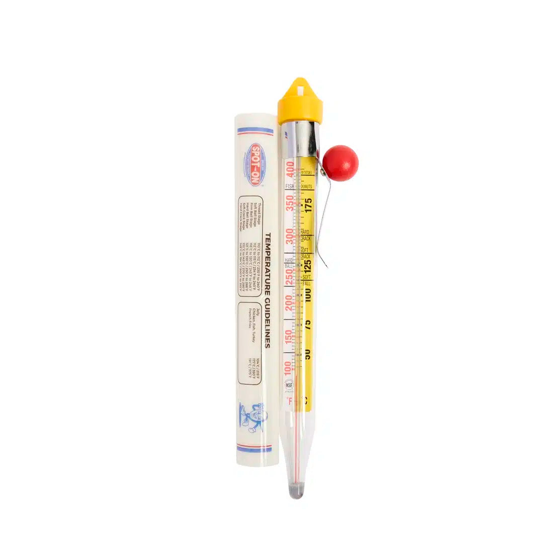 KH SPOT ON GLASS CANDY THERMOMETER 25C° TO 200C°
