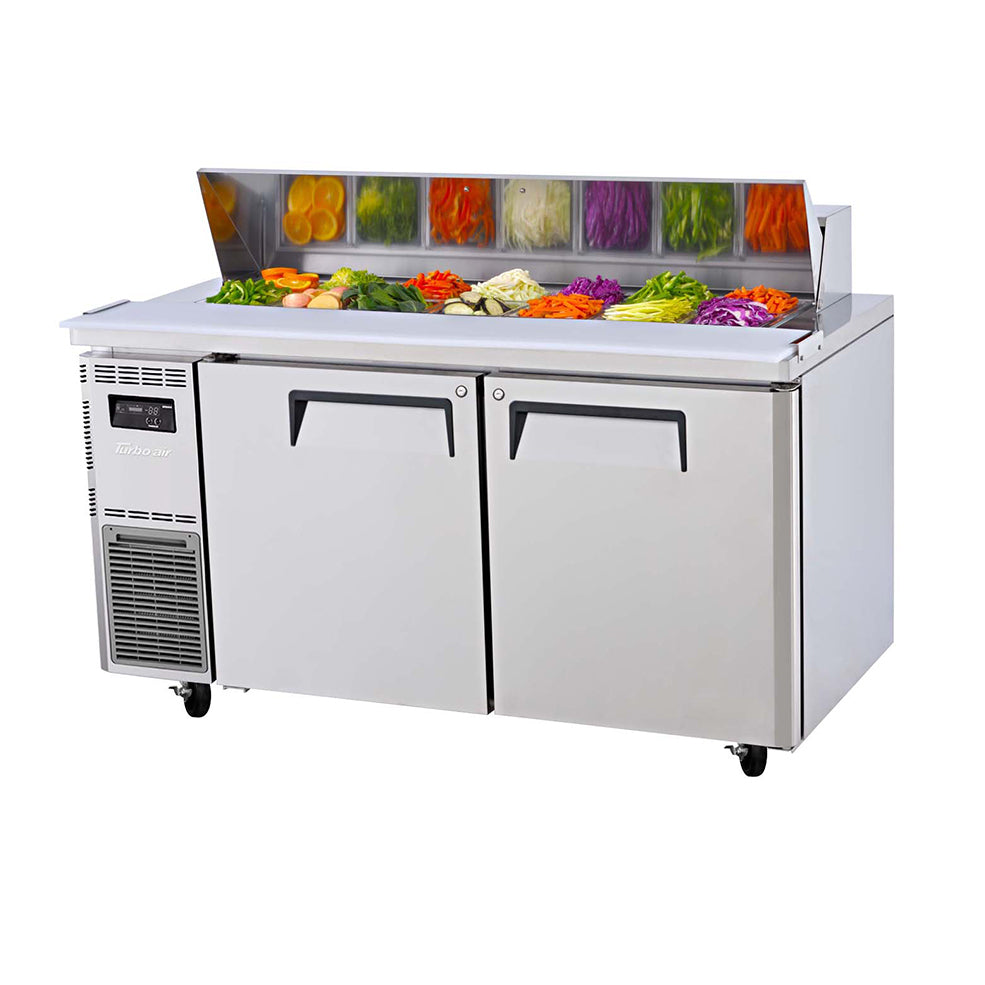 Turbo Air Salad Table Lid / Front Breathing / 2 door  Chill Air KHR12-2 - Hospitality Connect
