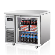 Turbo Air Under counter Chiller  1 Glass door KGR9-1-N(HC)(600) - Hospitality Connect