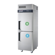 Turbo air 1 Half door Fridge 1 half door Freezer KRF25-2 - Hospitality Connect