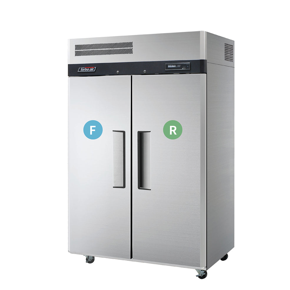 Turbo Air 1 door Fridge 1 door Freezer KRF45-2 - Hospitality Connect