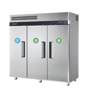 Turbo Air 2 door Fridge 1 door Freezer KRF65-3-N(HC) - Hospitality Connect