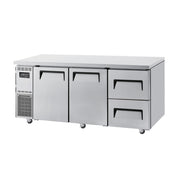 Turbo Air Undercounter 2 Door 2 Drawer Chiller  KUR18-2D-2-N(HC) - Hospitality Connect
