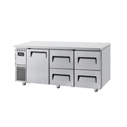 Turbo Air Undercounter 1 Door 4 Drawer Chiller KUR18-2D-4-N(HC) - Hospitality Connect