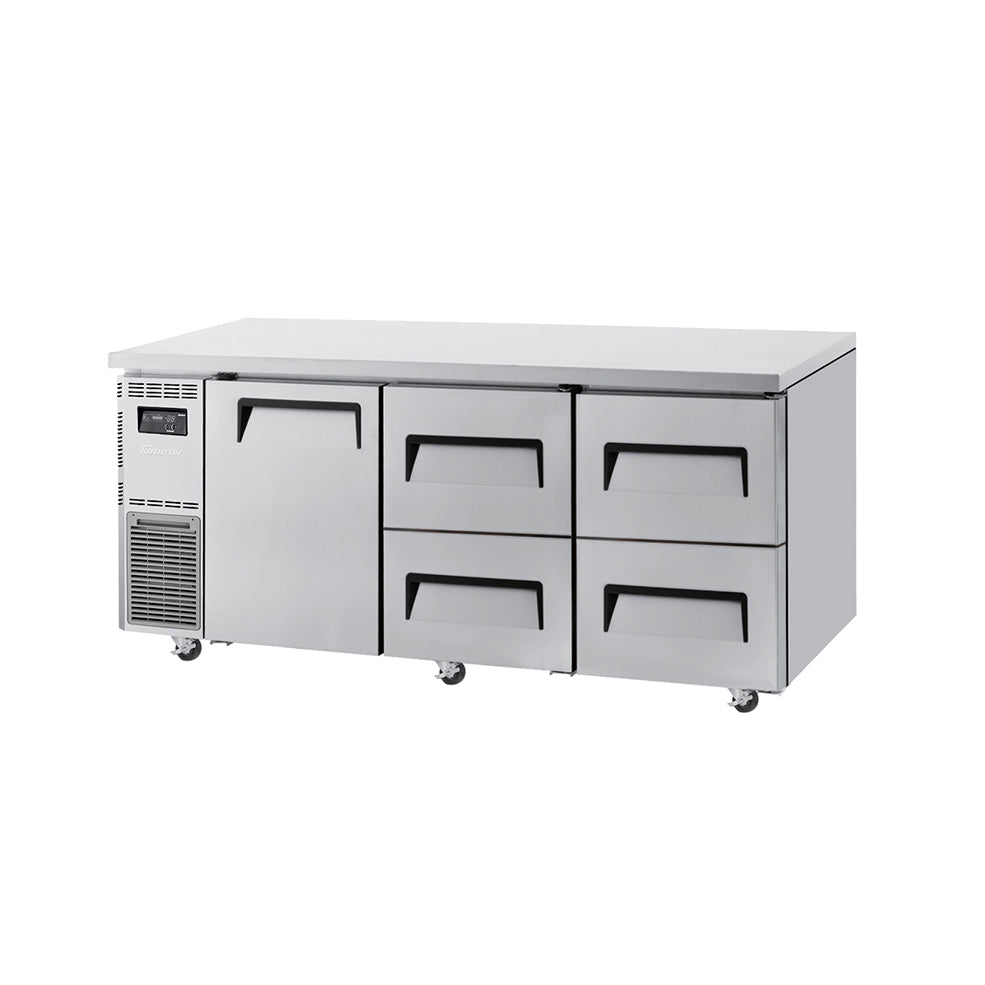 Turbo Air Undercounter 1 Door 4 Drawer Chiller KUR18-2D-4-N(HC) - Hospitality Connect
