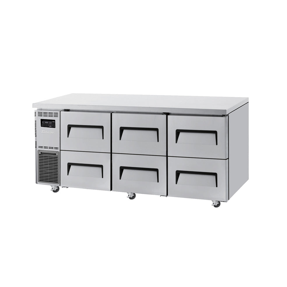Turbo Air Undercounter 6 Drawer Chiller KUR12-3D-6-N(HC) - Hospitality Connect