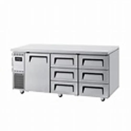 Turbo Air Undercounter 1 Door 6 Drawer Chiller KUR18-3D-6-N(HC) - Hospitality Connect